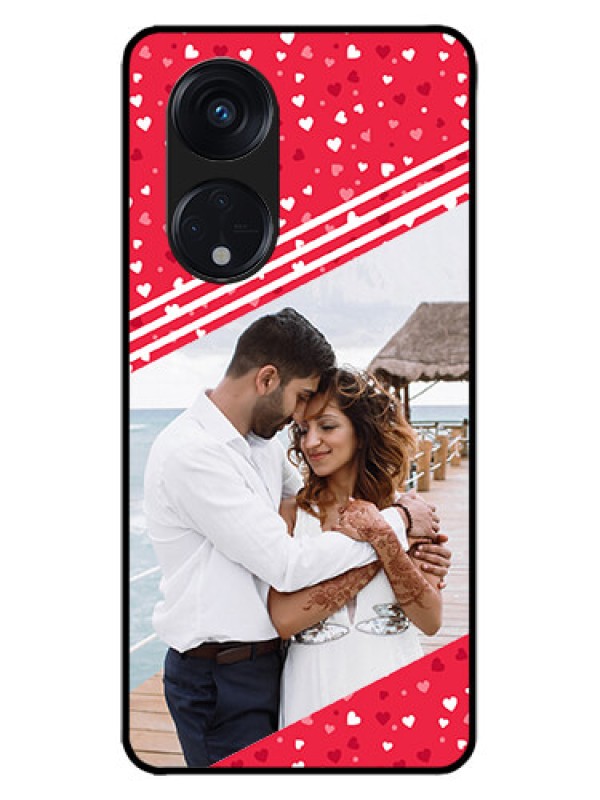 Custom Oppo Reno 8T 5G Custom Metal Phone CaseValentines Gift Design