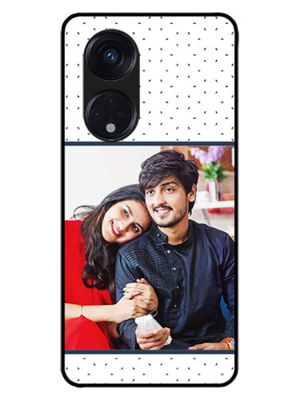 Custom Oppo Reno 8T 5G Custom Metal Phone CasePremium Dot Design