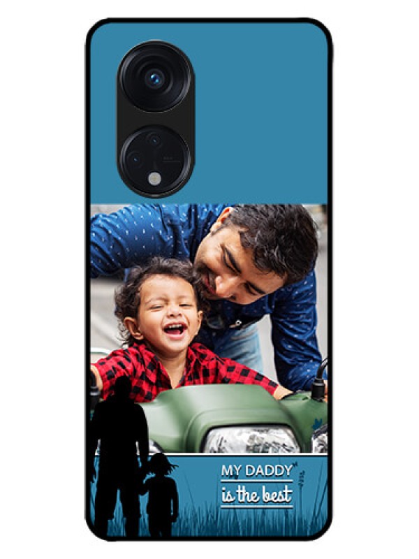 Custom Oppo Reno 8T 5G Custom Metal Phone CaseBest Dad Design