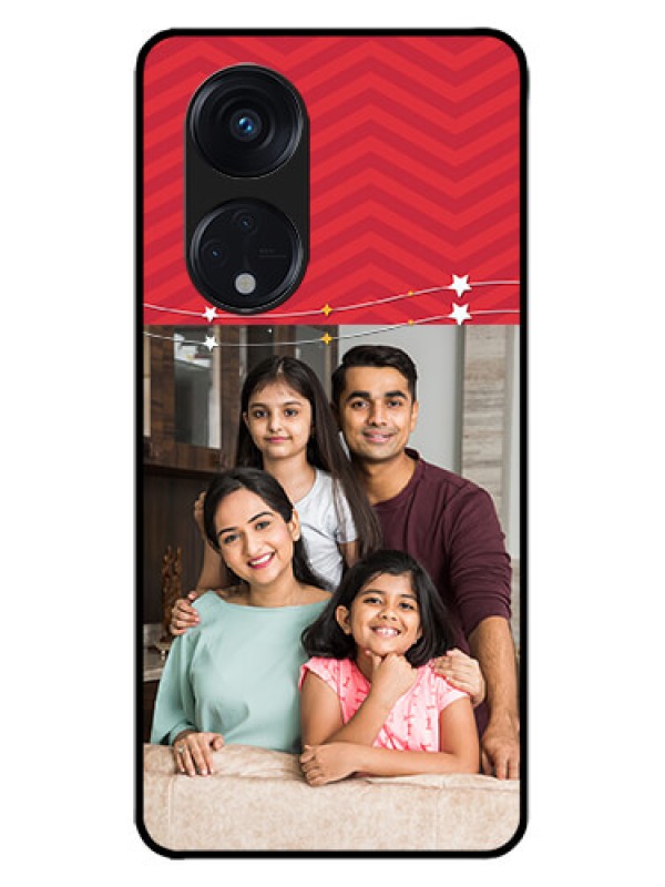 Custom Oppo Reno 8T 5G Custom Metal Phone CaseHappy Family Design