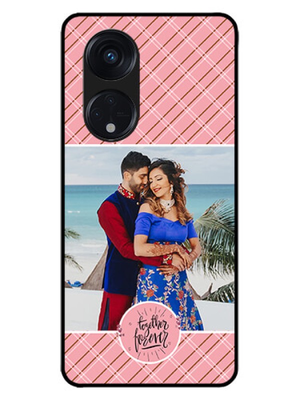 Custom Oppo Reno 8T 5G Custom Metal Phone CaseTogether Forever Design