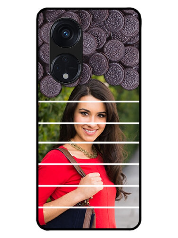 Custom Oppo Reno 8T 5G Custom Metal Phone CaseWith Oreo Biscuit Design