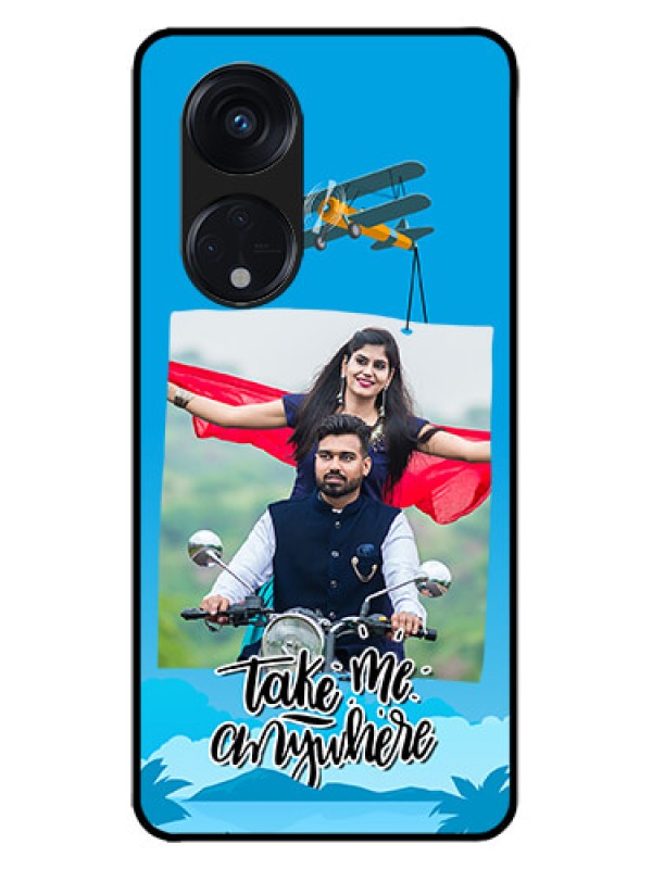 Custom Oppo Reno 8T 5G Custom Metal Phone CaseTraveller Design