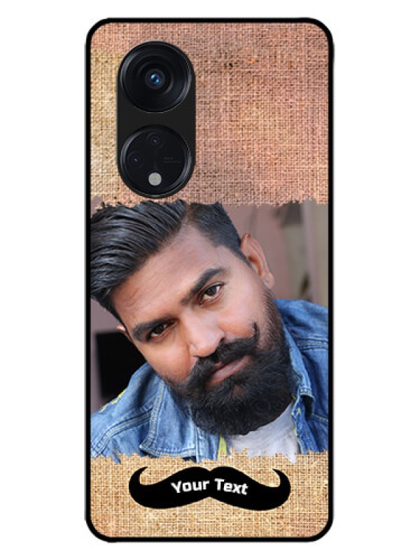 Custom Oppo Reno 8T 5G Custom Metal Phone CaseWith Texture Design