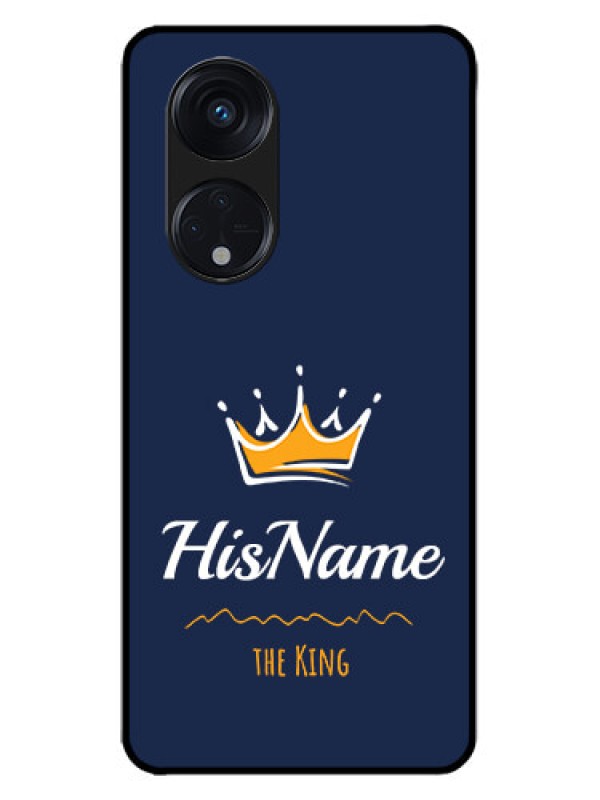 Custom Oppo Reno 8T 5G Custom Metal Phone CaseKing With Name Design