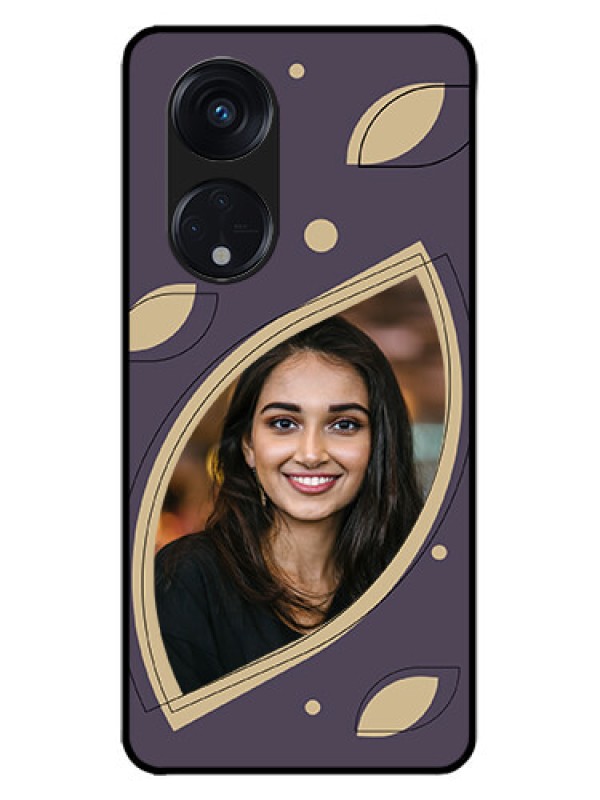 Custom Oppo Reno 8T 5G Custom Metal Phone CaseFalling Leaf Design
