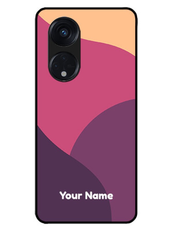Custom Oppo Reno 8T 5G Custom Metal Phone CaseMixed Multi - Colour Abstract Art Design