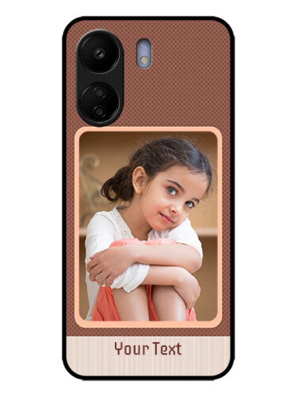 Custom Poco C65 Custom Metal Phone Case - Simple Pic Upload Design