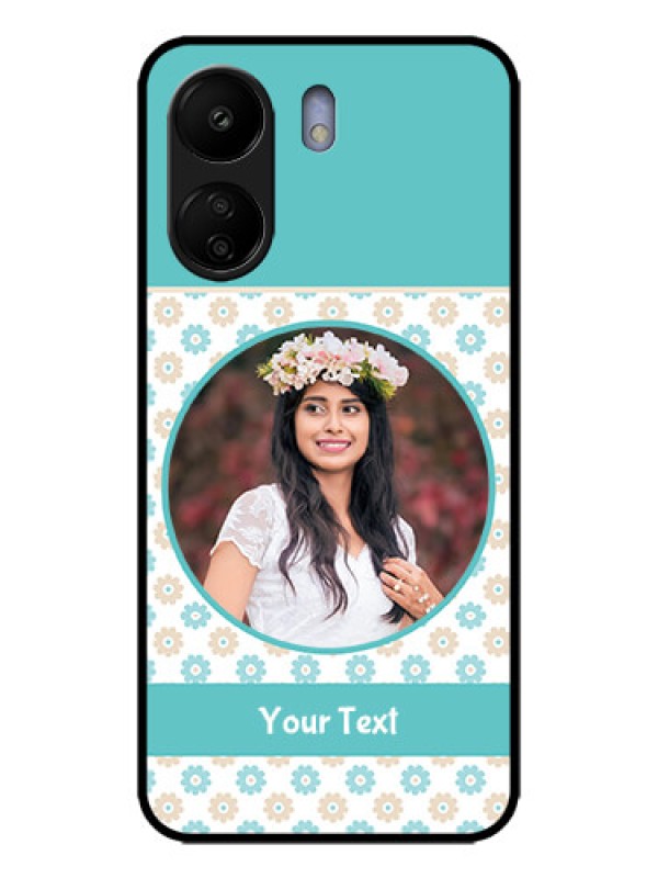 Custom Poco C65 Custom Metal Phone Case - Beautiful Flowers Design
