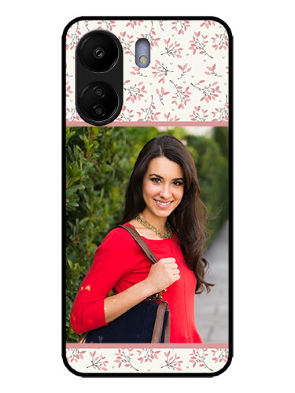 Custom Poco C65 Custom Metal Phone Case - Stunning Floral Design