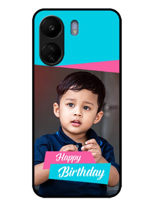 Custom Poco C65 Custom Metal Phone Case - Image Holder With 2 Color Design