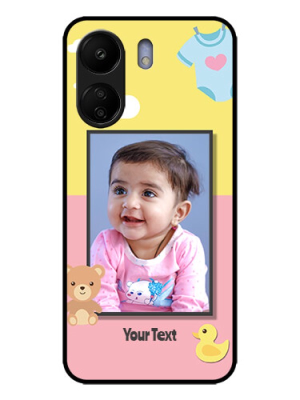 Custom Poco C65 Custom Metal Phone Case - Kids 2 Color Design