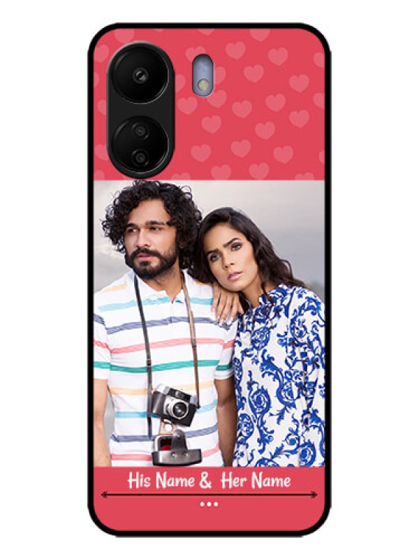 Custom Poco C65 Custom Metal Phone Case - Simple Love Design