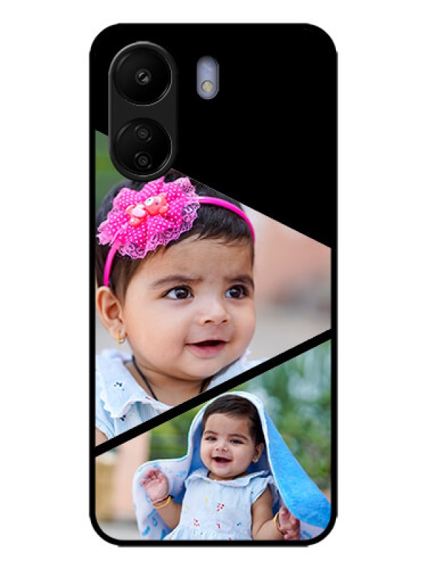 Custom Poco C65 Custom Metal Phone Case - Semi Cut Design