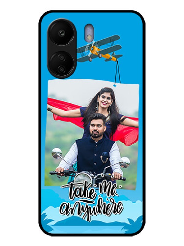 Custom Poco C65 Custom Metal Phone Case - Traveller Design