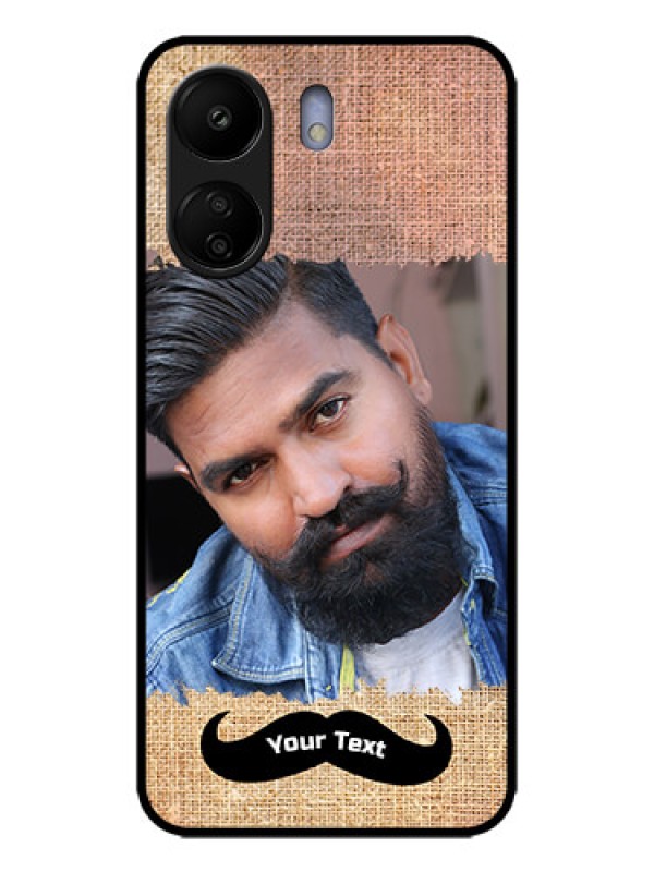 Custom Poco C65 Custom Metal Phone Case - With Texture Design