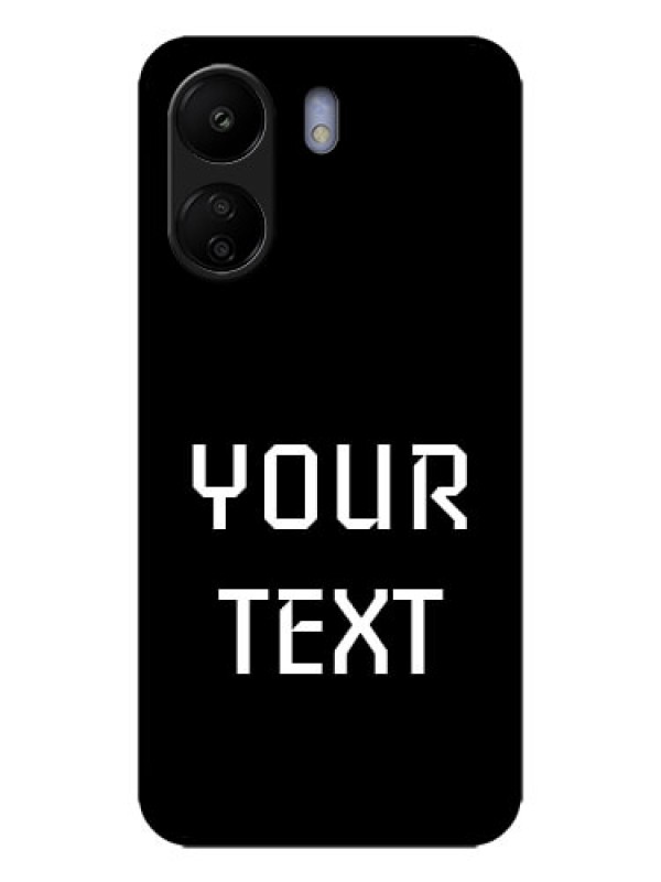 Custom Poco C65 Custom Metal Phone Case - Your Name Design