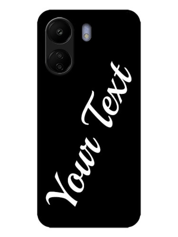 Custom Poco C65 Custom Metal Phone Case - With Your Name Design