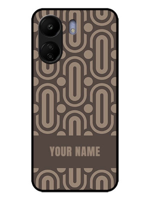 Custom Poco C65 Custom Metal Phone Case - Captivating Zero Pattern Design