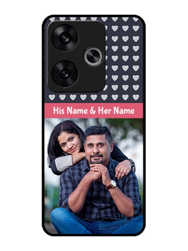 Custom Poco F6 5G Custom Metal Phone CaseLove Symbols Design