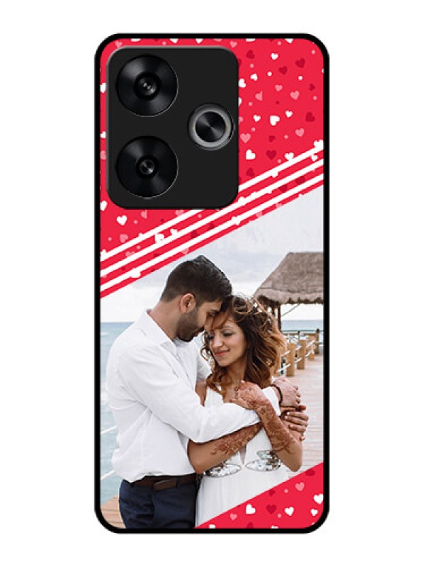Custom Poco F6 5G Custom Metal Phone CaseValentines Gift Design