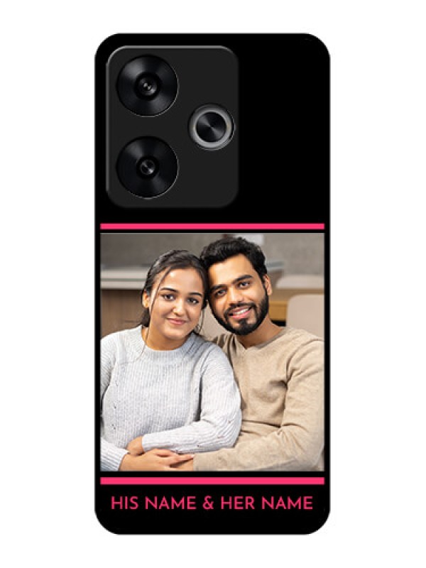 Custom Poco F6 5G Custom Metal Phone CaseWith Add Text Design