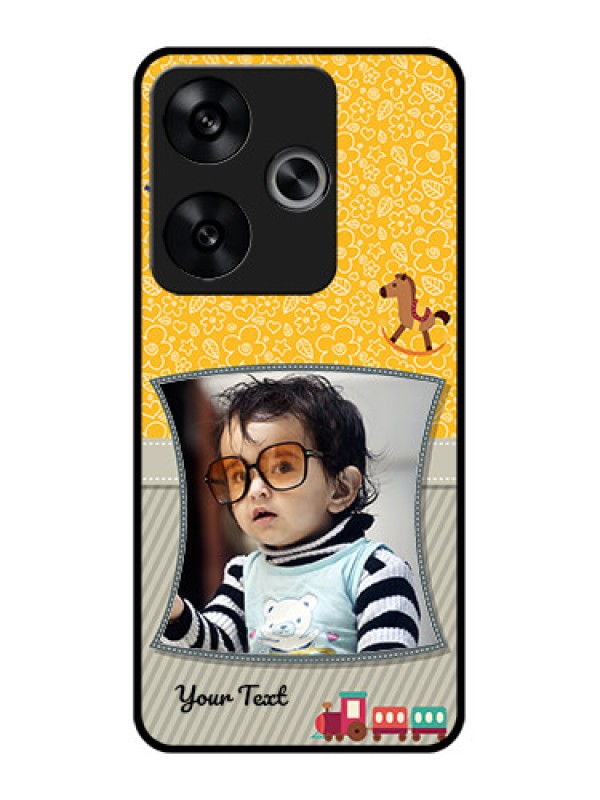 Custom Poco F6 5G Custom Metal Phone CaseBaby Picture Upload Design