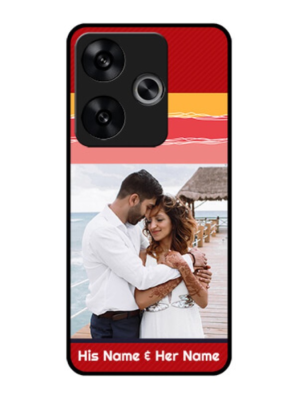 Custom Poco F6 5G Custom Metal Phone CaseColorful Case Design