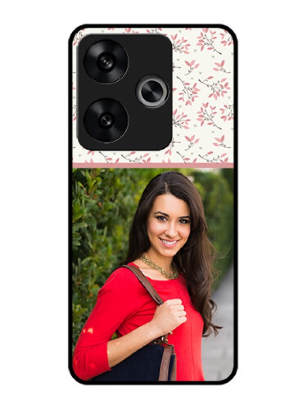 Custom Poco F6 5G Custom Metal Phone CaseStunning Floral Design
