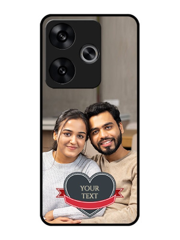 Custom Poco F6 5G Custom Metal Phone CaseJust Married Couple Design