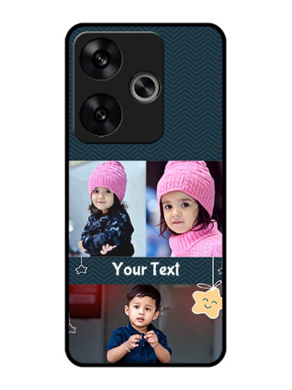 Custom Poco F6 5G Custom Metal Phone CaseHanging Stars Design