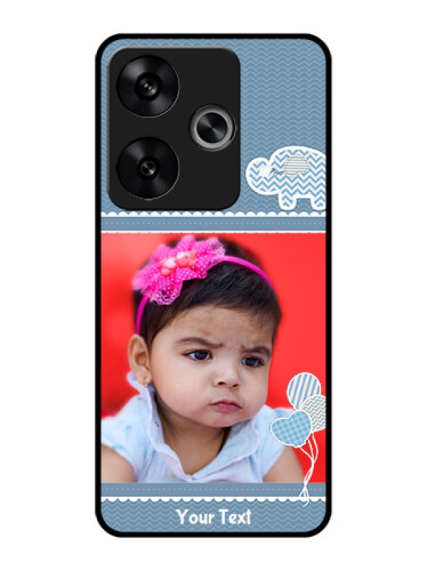 Custom Poco F6 5G Custom Metal Phone CaseWith Kids Pattern Design