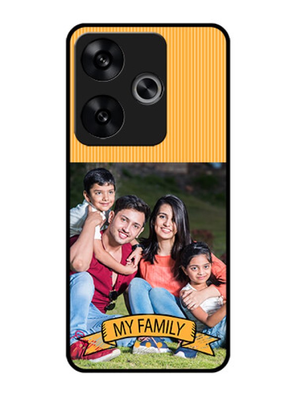 Custom Poco F6 5G Custom Metal Phone CaseMy Family Design