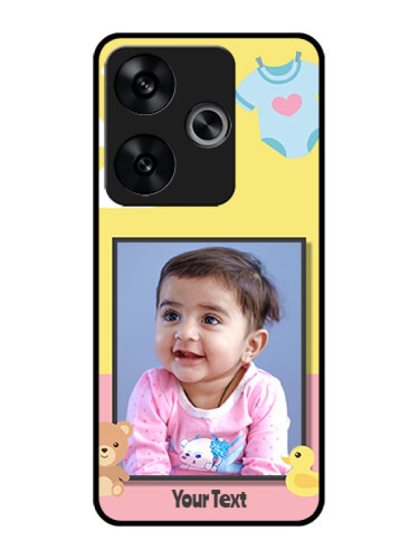 Custom Poco F6 5G Custom Metal Phone CaseKids 2 Color Design