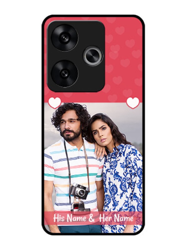 Custom Poco F6 5G Custom Metal Phone CaseSimple Love Design