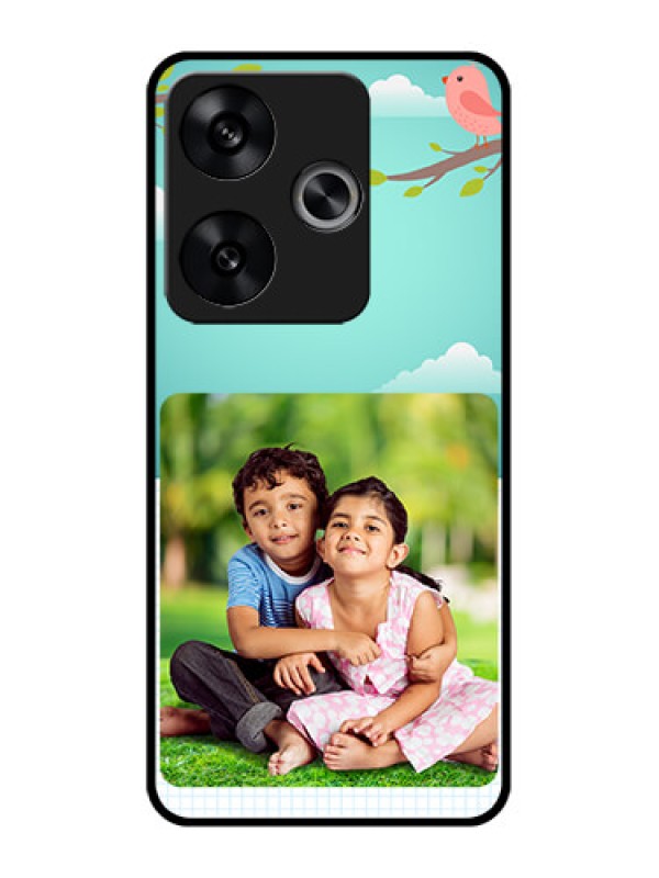 Custom Poco F6 5G Custom Metal Phone CaseDoodle Love Design