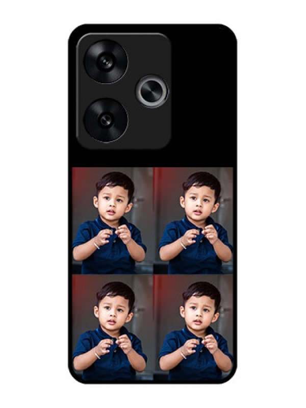 Custom Poco F6 5G Custom Metal Phone Case4 Image Holder Design