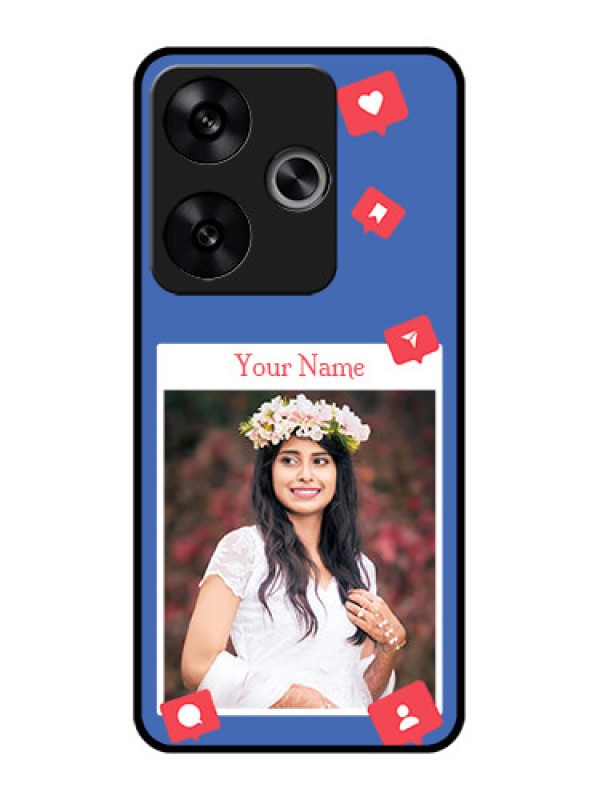 Custom Poco F6 5G Custom Metal Phone CaseLike Share And Comment Design