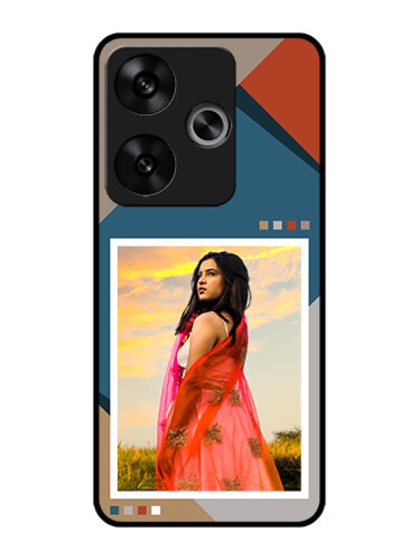 Custom Poco F6 5G Custom Metal Phone CaseRetro Color Pallet Design