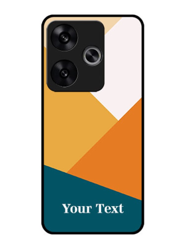 Custom Poco F6 5G Custom Metal Phone CaseStacked Multi - Colour Design