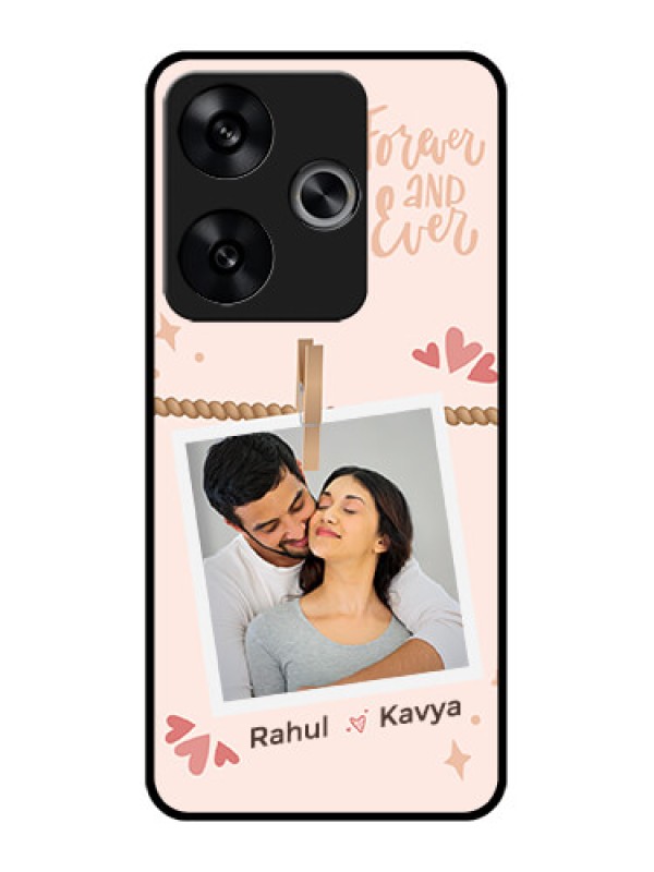 Custom Poco F6 5G Custom Metal Phone CaseForever And Ever Love Design