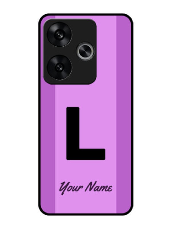 Custom Poco F6 5G Custom Metal Phone CaseTricolor Custom Text Design