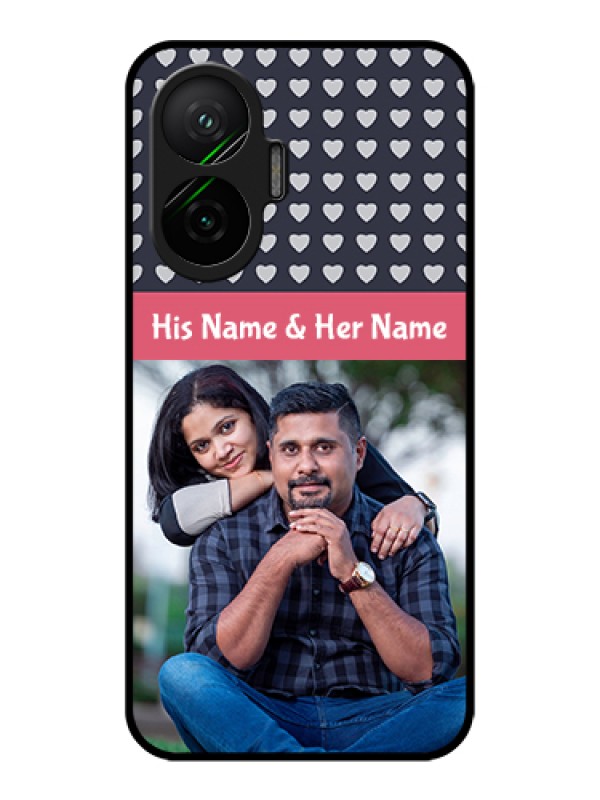 Custom Poco F7 5G Custom Metal Phone Case - Love Symbols Design