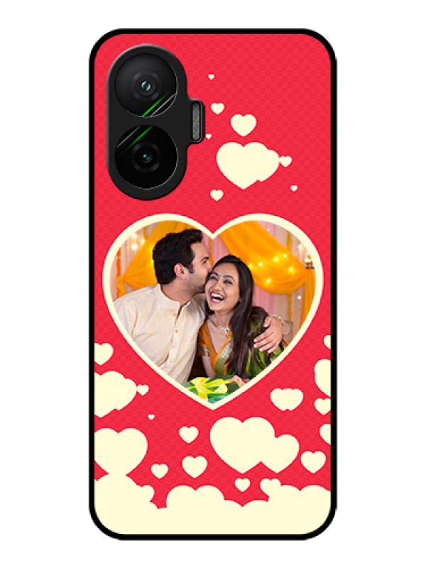 Custom Poco F7 5G Custom Metal Phone Case - Love Symbols Phone Cover Design