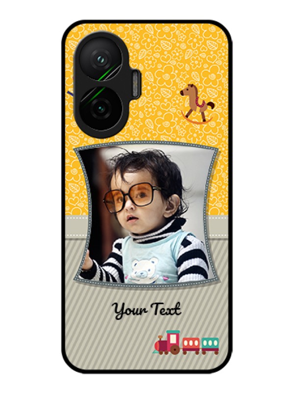 Custom Poco F7 5G Custom Metal Phone Case - Baby Picture Upload Design