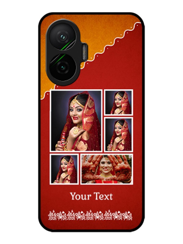 Custom Poco F7 5G Custom Metal Phone Case - Wedding Pic Upload Design