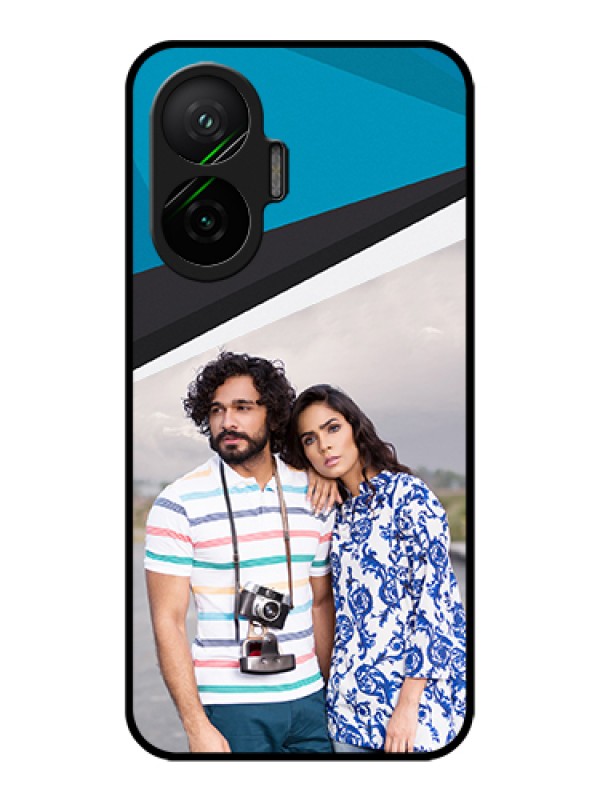 Custom Poco F7 5G Custom Metal Phone Case - Simple Pattern Photo Upload Design