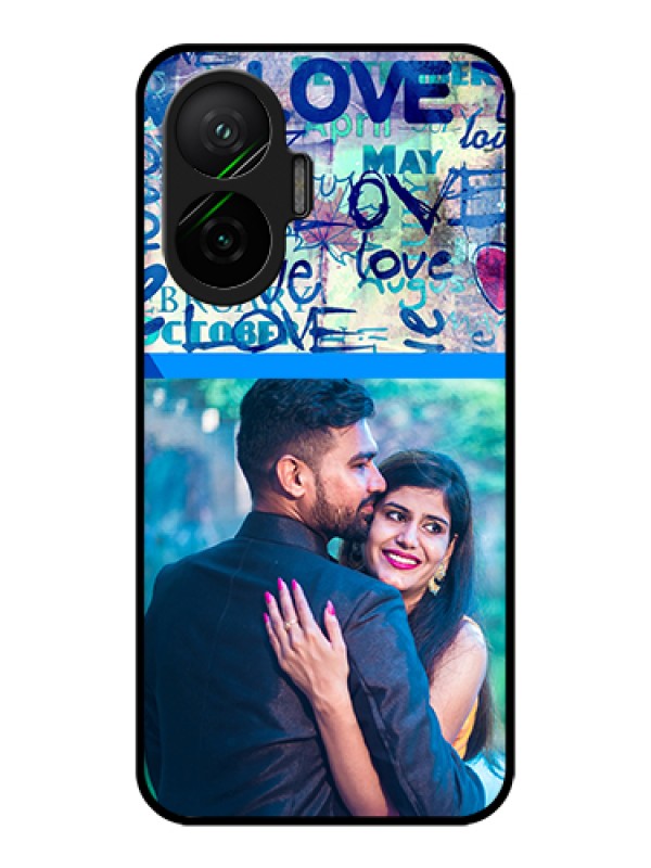 Custom Poco F7 5G Custom Metal Phone Case - Colorful Love Design