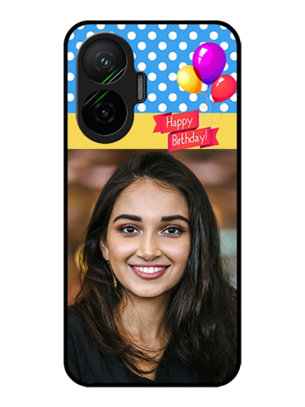 Custom Poco F7 5G Custom Metal Phone Case - Happy Birthday Design
