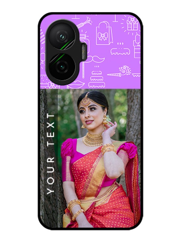 Custom Poco F7 5G Custom Metal Phone Case - Birthday Icons Design